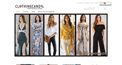 Desktop Screenshot of clothingcandy.com